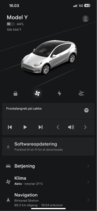 Tesla app