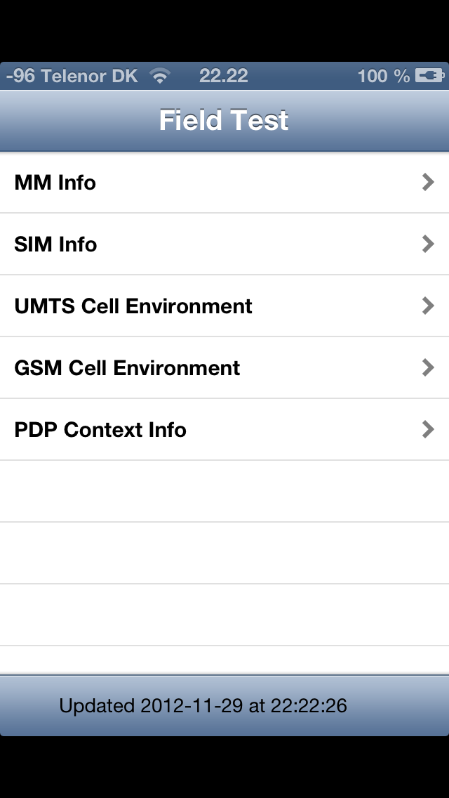 iphone field test app